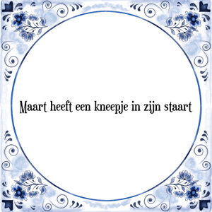 Spreuk Maart heeft een kneepje in zijn staart